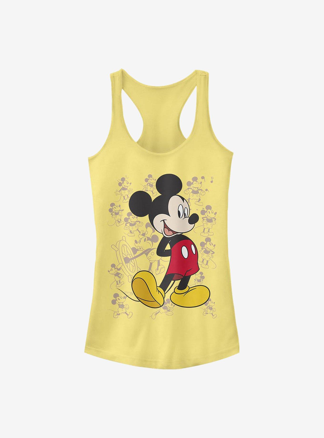 Disney Mickey Mouse Many Mickey's Girls Tank, BANANA, hi-res