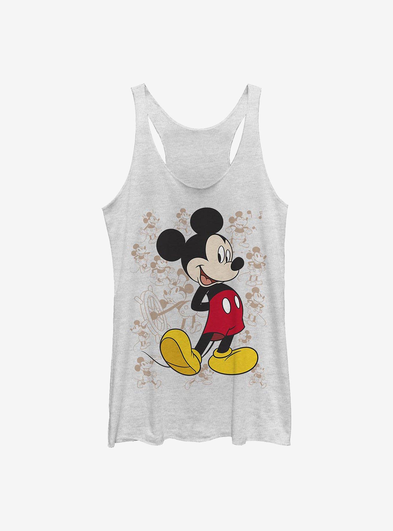 Disney Mickey Mouse Many Mickey's Girls Tank, WHITE HTR, hi-res