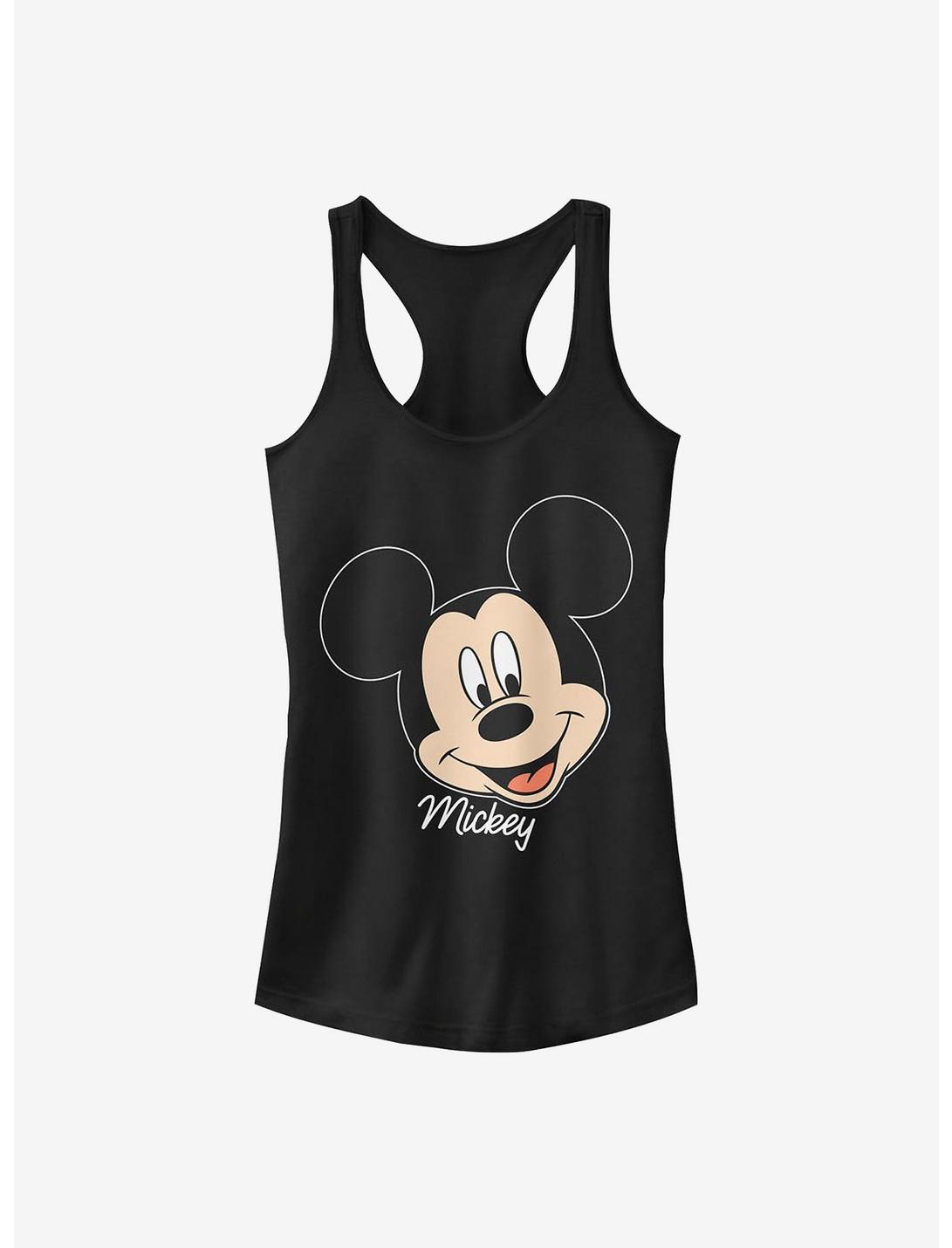 Disney Mickey Mouse Mickey Big Face Girls Tank, BLACK, hi-res