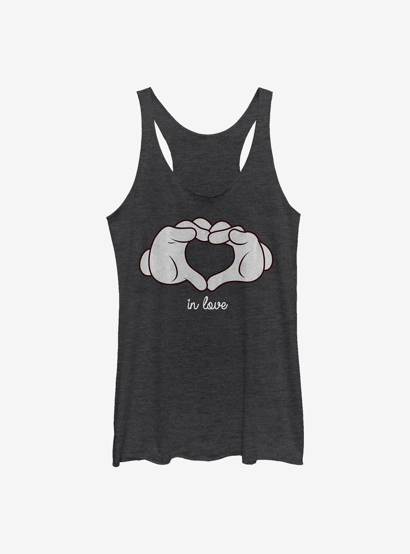 Disney Mickey Mouse Glove Heart Girls Tank, , hi-res