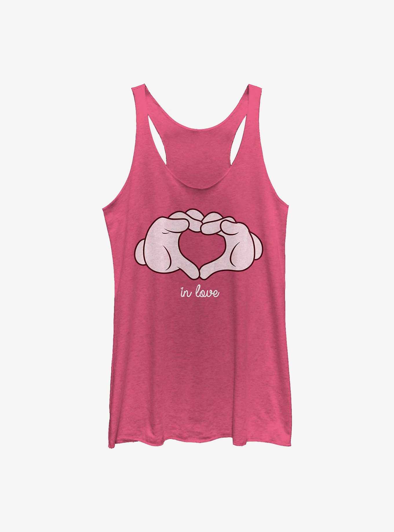 Disney Mickey Mouse Glove Heart Girls Tank, , hi-res
