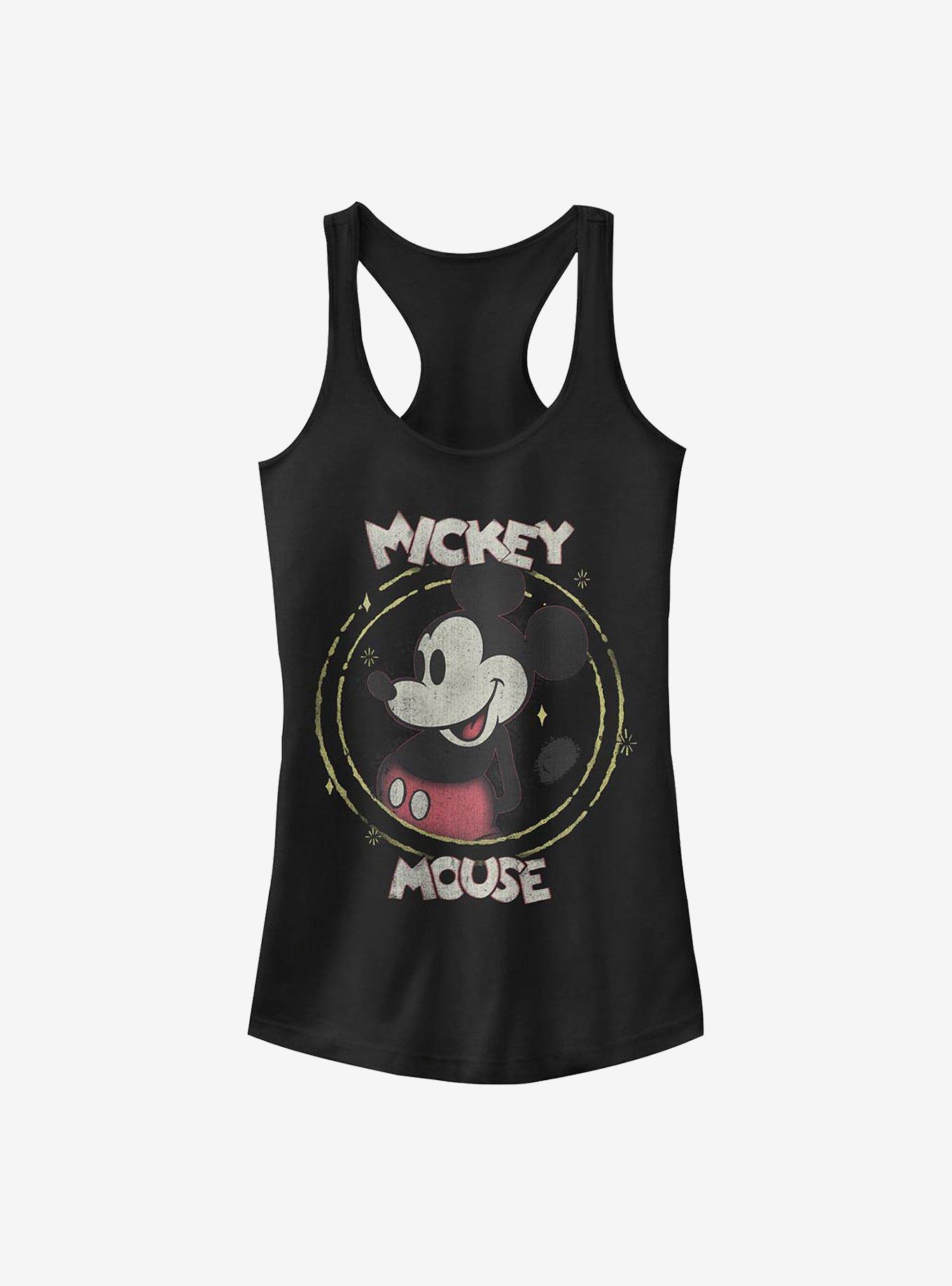 Disney Mickey Mouse Happy Mickey Girls Tank, BLACK, hi-res