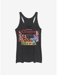 Disney Mickey Mouse Classic Periodic Girls Tank, BLK HTR, hi-res