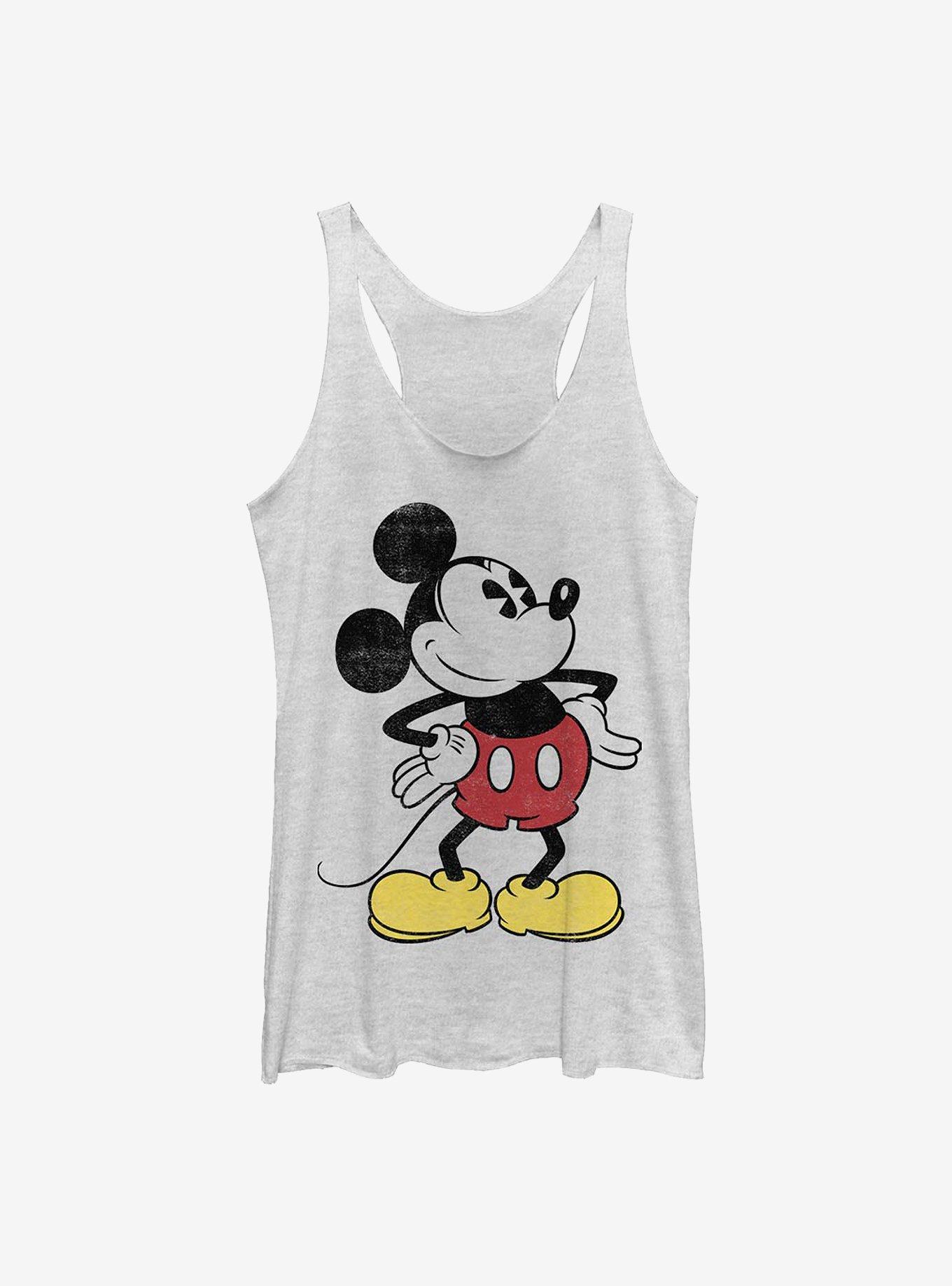 Disney Mickey Mouse Classic Vintage Mickey Girls Tank, WHITE HTR, hi-res