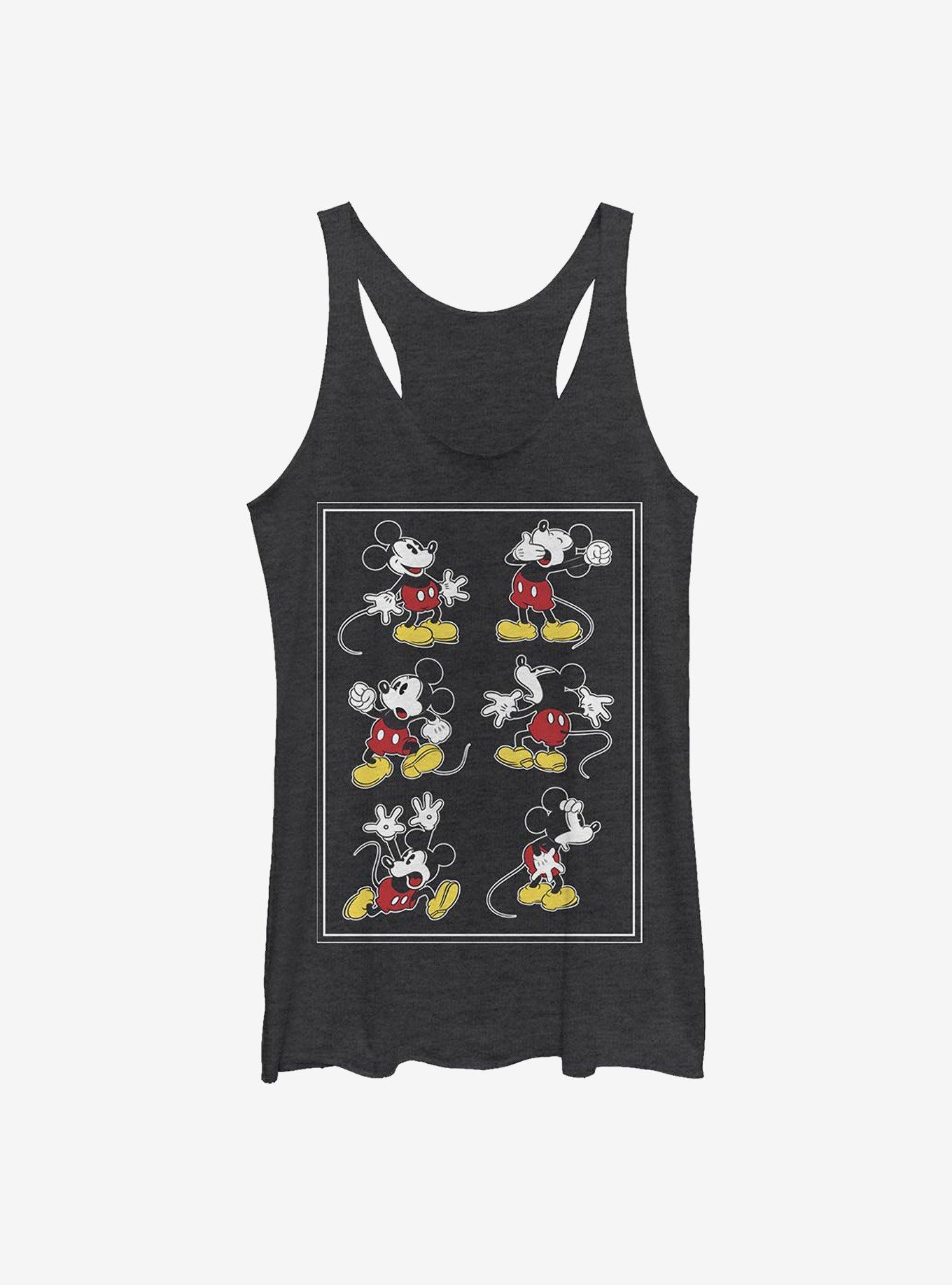 Disney Mickey Mouse Mickey Looks Girls Tank, BLK HTR, hi-res