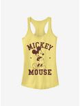 Disney Mickey Mouse Mickey Goes To College Girls Tank, BANANA, hi-res