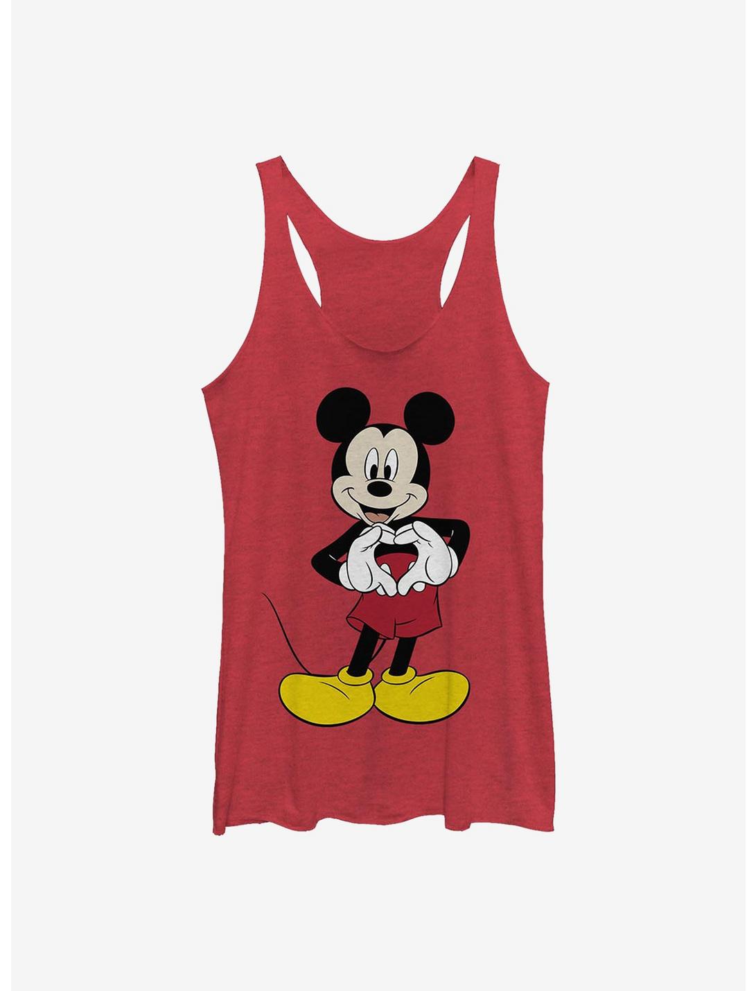 Disney Mickey Mouse Mickey Love Girls Tank, RED HTR, hi-res