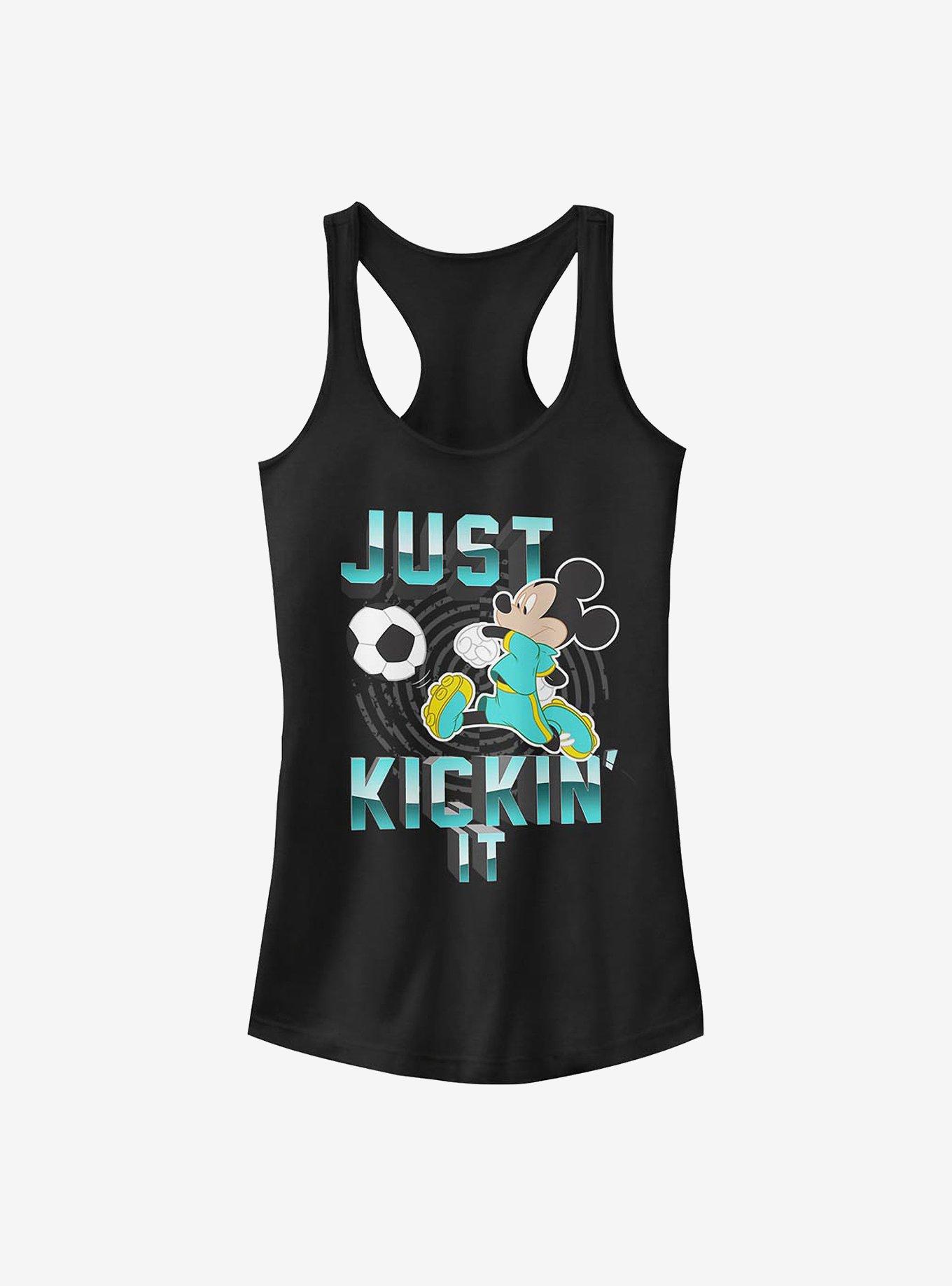 Disney Mickey Mouse Kickin' It Girls Tank, BLACK, hi-res