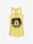 Disney Mickey Mouse Mickey Mouse Checkered Girls Tank, BANANA, hi-res