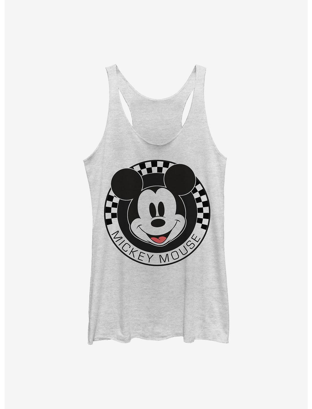 Disney Mickey Mouse Mickey Mouse Checkered Girls Tank, WHITE HTR, hi-res