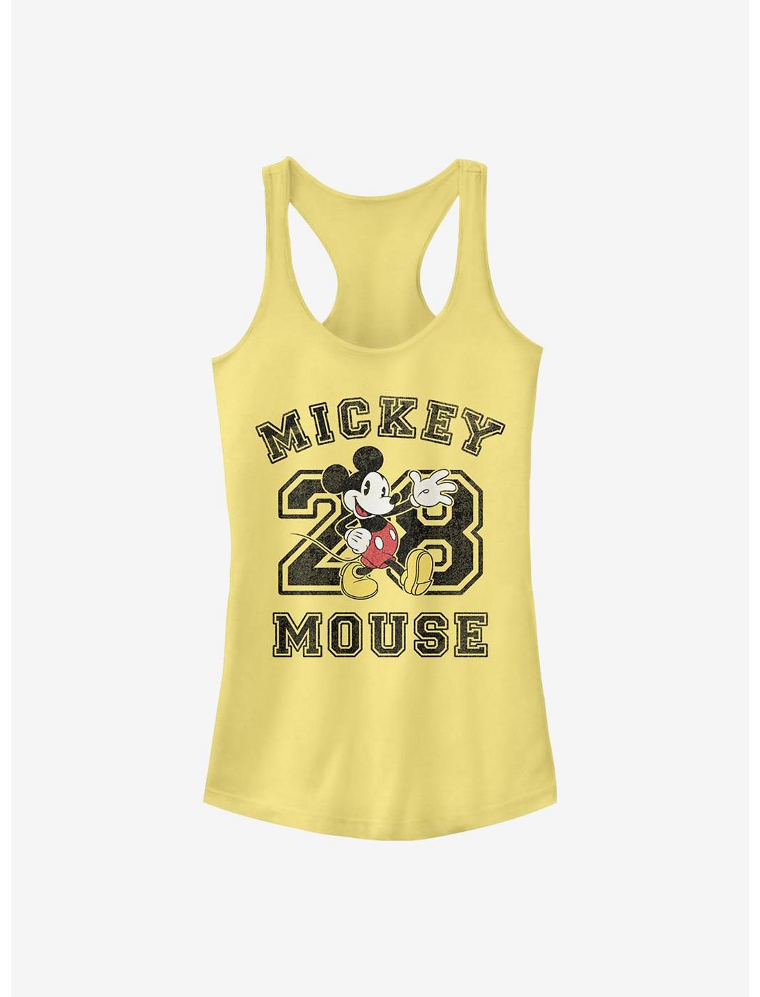 Disney Mickey Mouse Mickey Mouse Collegiate Girls Tank, BANANA, hi-res