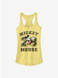 Disney Mickey Mouse Mickey Mouse Collegiate Girls Tank, BANANA, hi-res