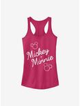 Disney Mickey Mouse Signed Together Girls Tank, RASPBERRY, hi-res