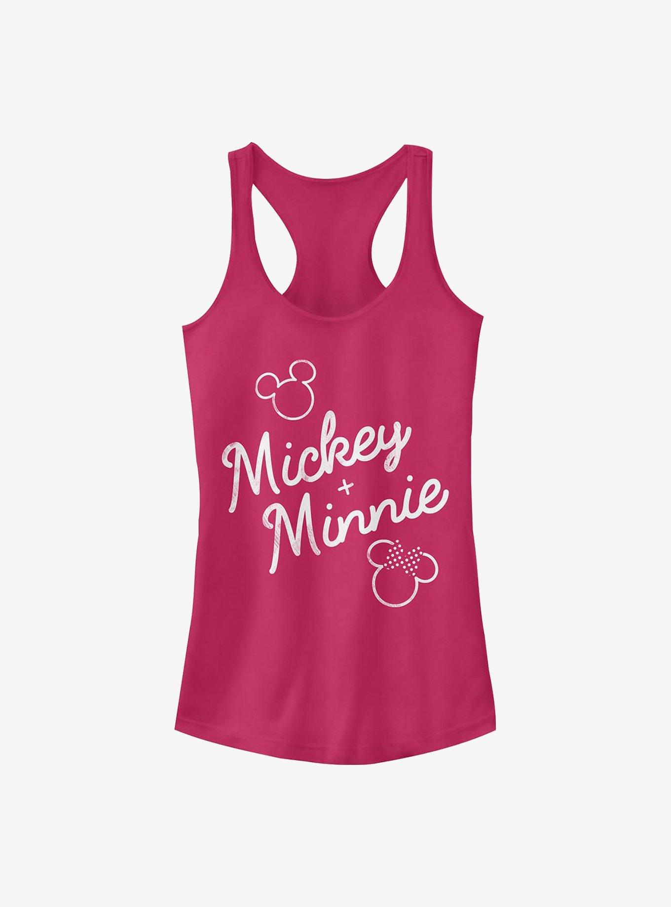Disney Mickey Mouse Signed Together Girls Tank, RASPBERRY, hi-res