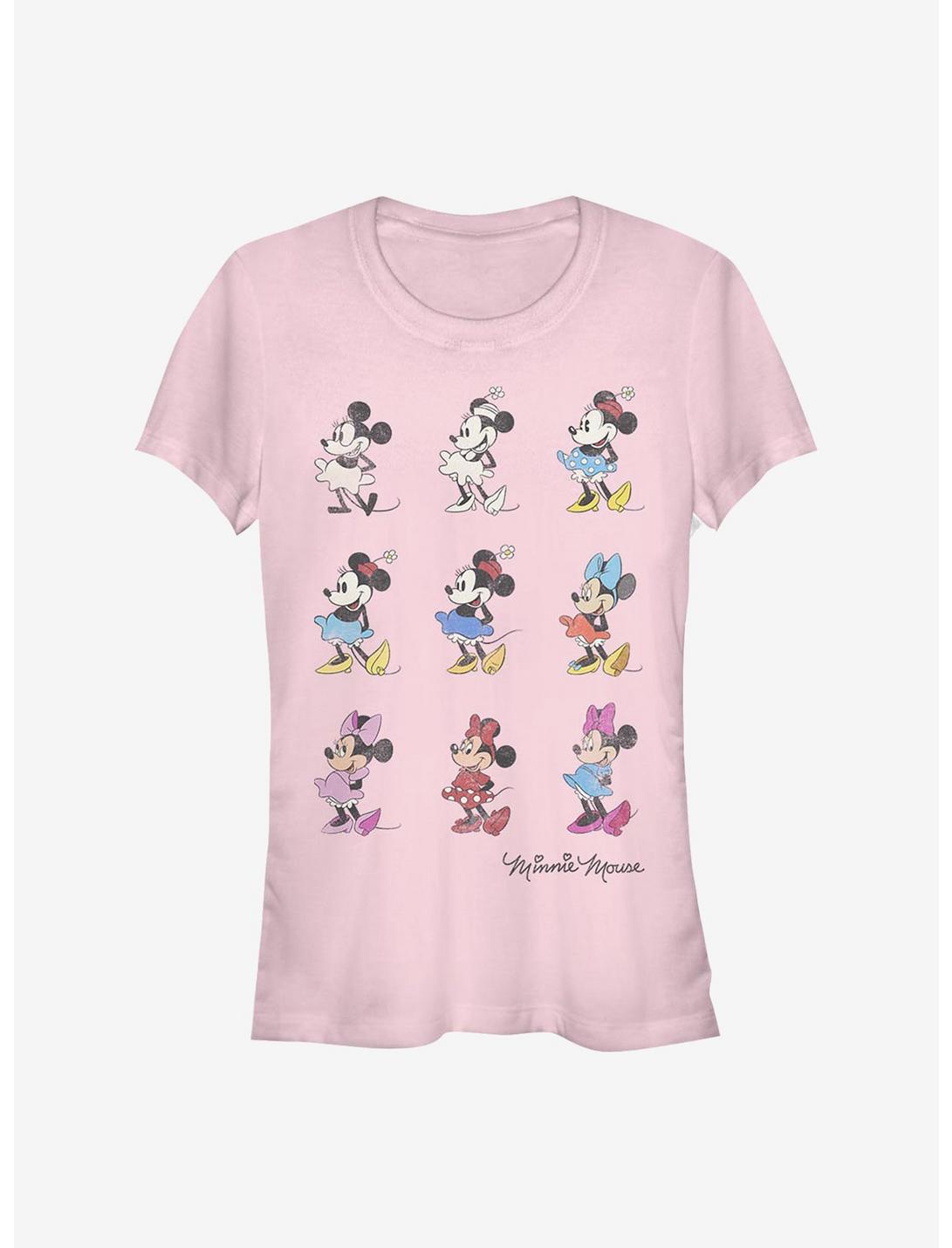 Disney Minnie Mouse Minnie Evolution Girls T-Shirt, LIGHT PINK, hi-res