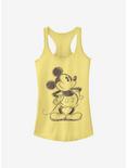 Disney Mickey Mouse Sketch Mickey Girls Tank, BANANA, hi-res