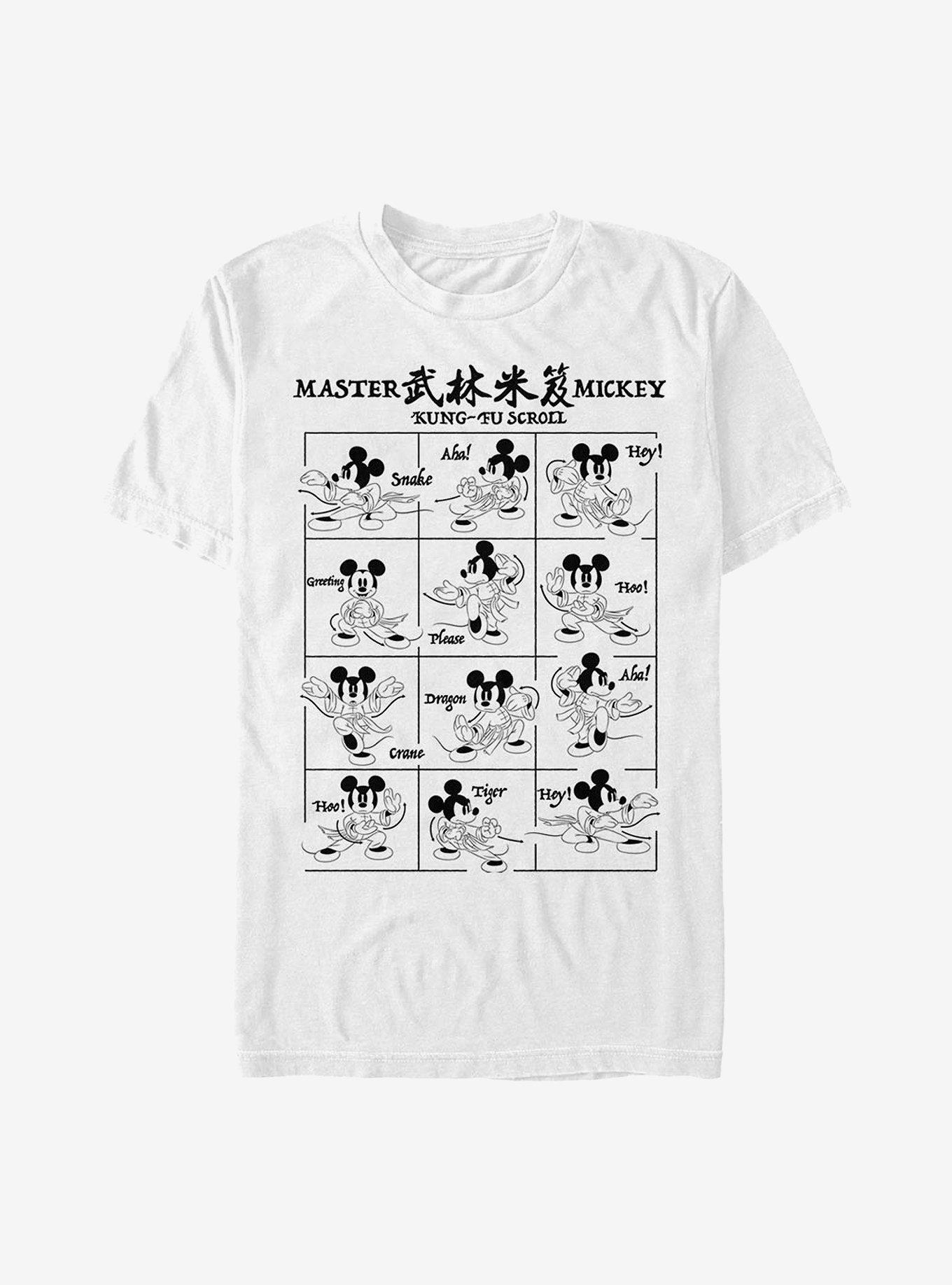 Disney Mickey Mouse Kung Fu Mickey T-Shirt, WHITE, hi-res