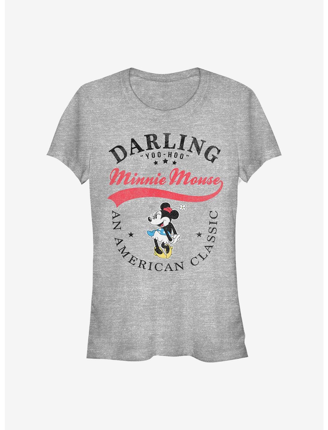 Disney Minnie Mouse Classic Minnie Girls T-Shirt, ATH HTR, hi-res