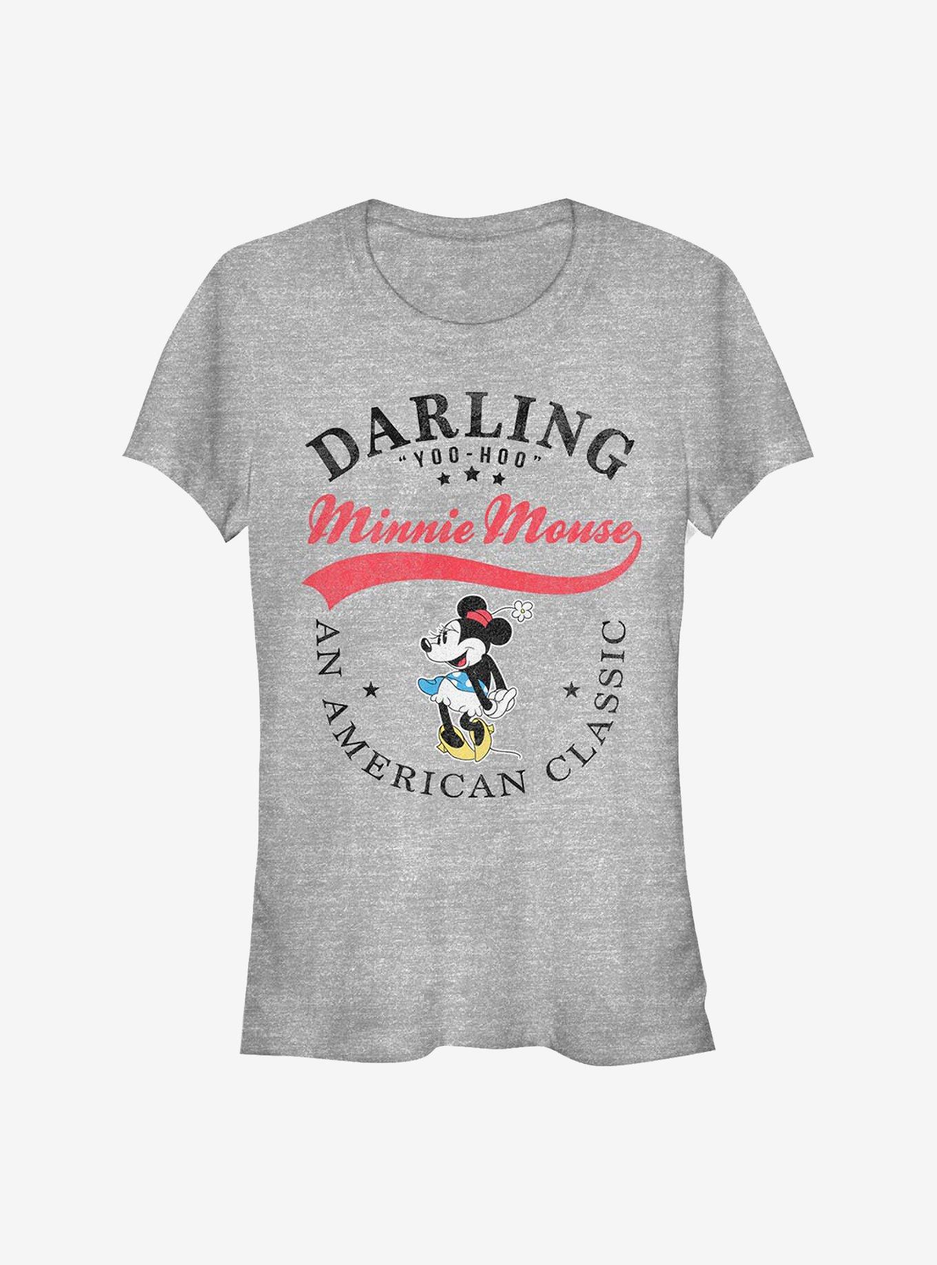 Disney Minnie Mouse Classic Minnie Girls T-Shirt, ATH HTR, hi-res