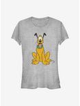Disney Pluto Traditional Pluto Girls T-Shirt, ATH HTR, hi-res