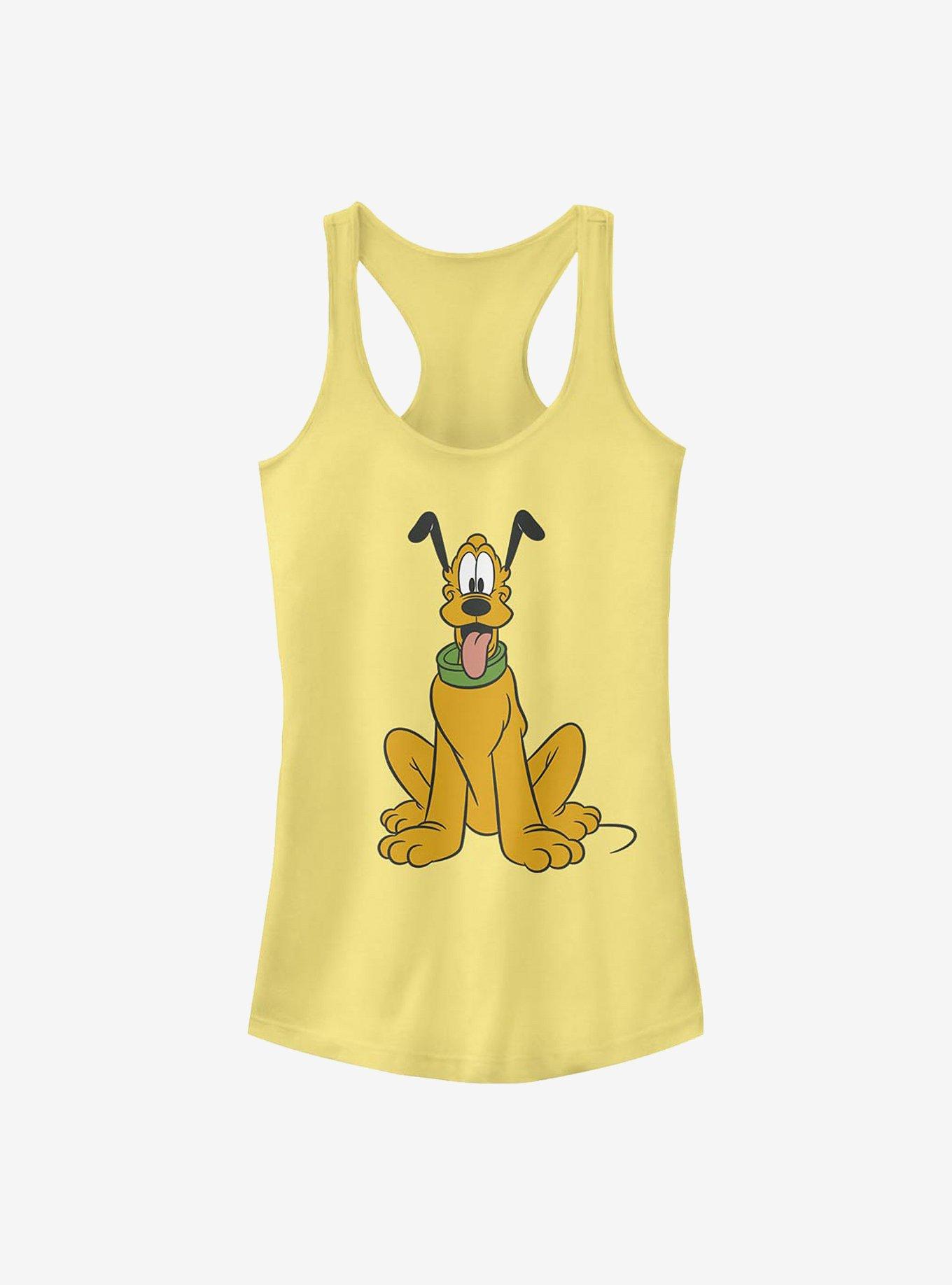 Disney Pluto Traditional Pluto Girls Tank, BANANA, hi-res