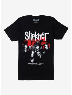 Plus Size Slipknot Subliminal Verse World Tour T-Shirt, , hi-res