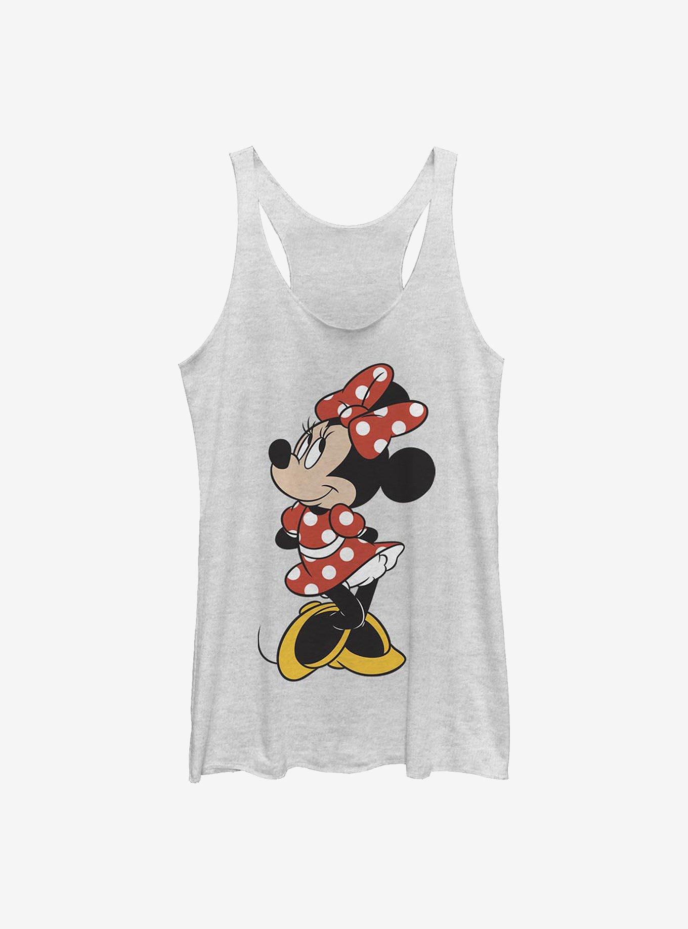 Disney Minnie Mouse Traditional Minnie Girls Tank, WHITE HTR, hi-res