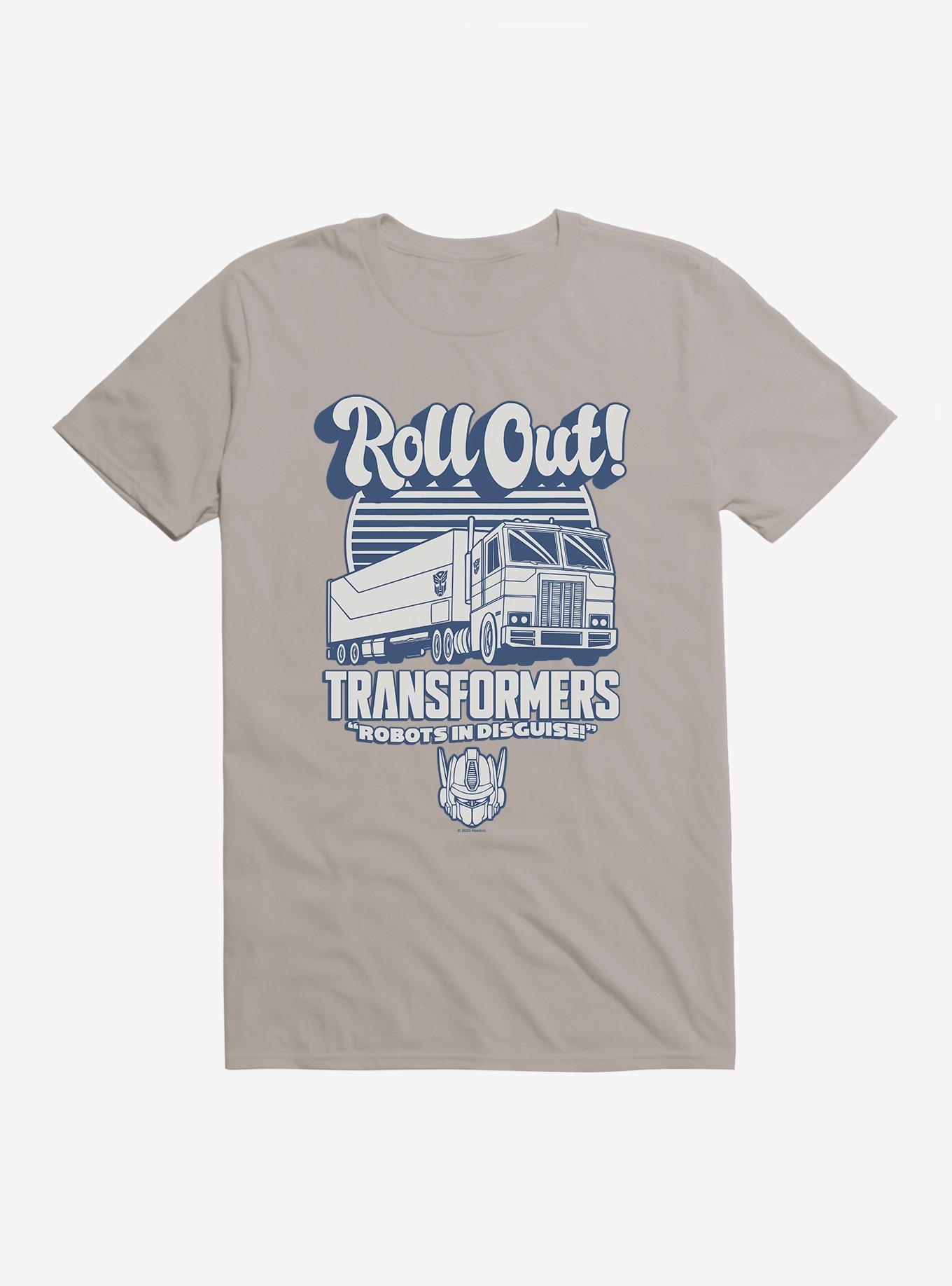 Transformers Roll Out Optimus Prime T-Shirt, LIGHT GREY, hi-res