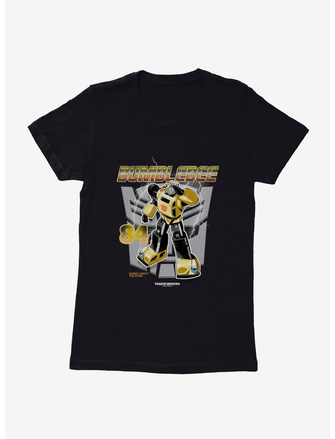 Transformers Bumblebee's Sting Womens T-Shirt, BLACK, hi-res