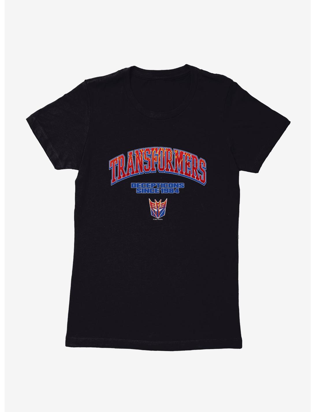 Transformers Go Decepticons Womens T-Shirt, BLACK, hi-res