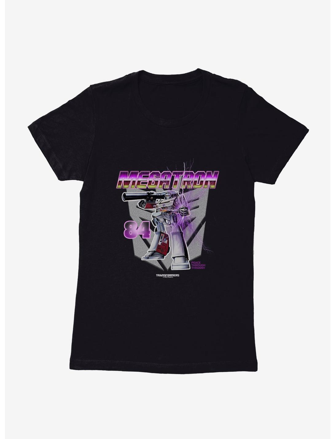 Transformers Megatron In Action Womens T-Shirt, BLACK, hi-res