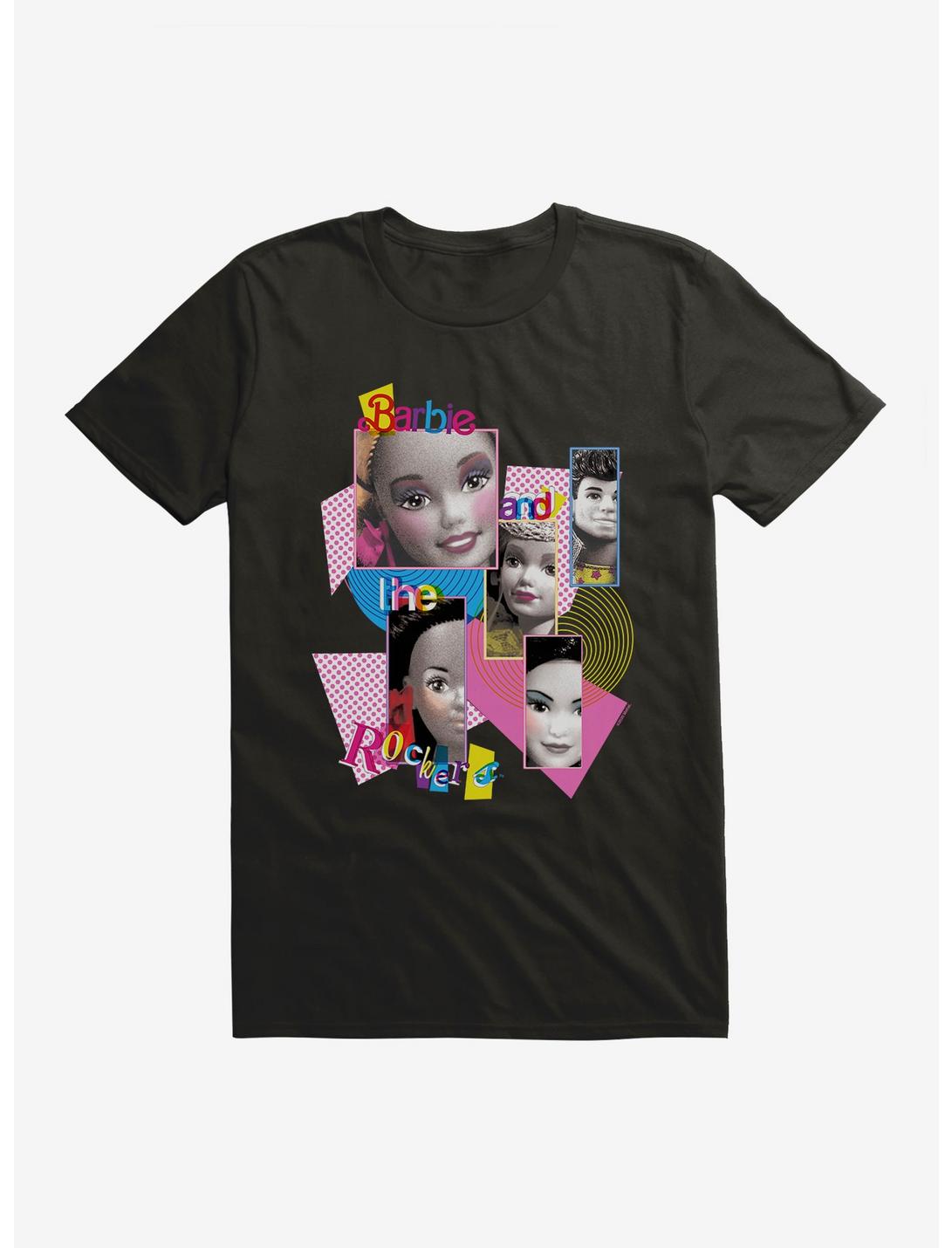 Barbie And The Rockers Retro Art T-Shirt, BLACK, hi-res