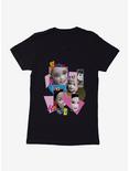Barbie And The Rockers Retro Art Womens T-Shirt, BLACK, hi-res