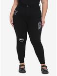 The Nightmare Before Christmas Embroidered Skinny Jeans Plus Size, MULTI, hi-res