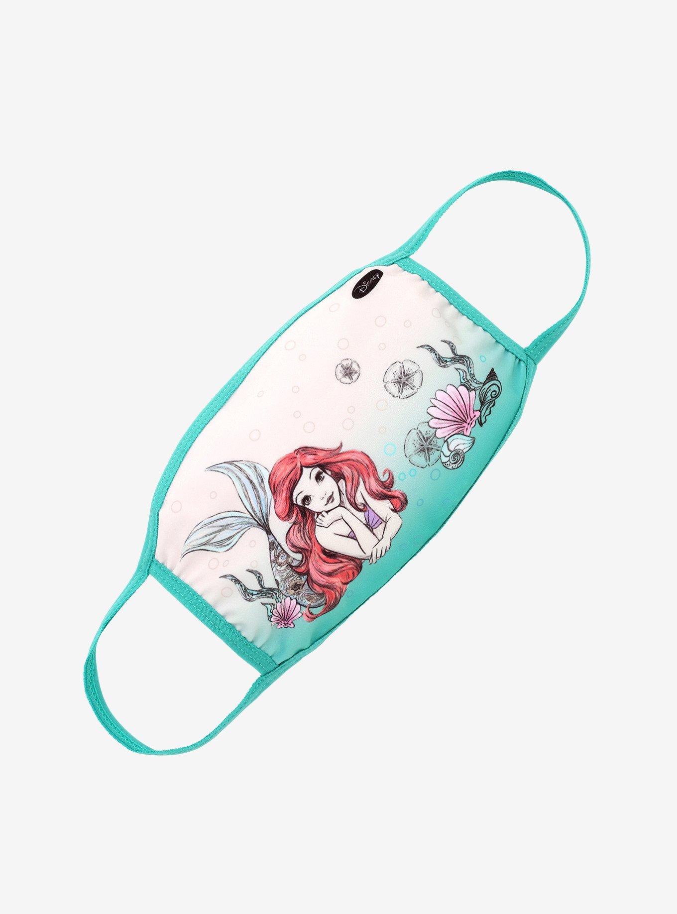 Disney The Little Mermaid Ariel Sketch Fashion Face Mask, , hi-res