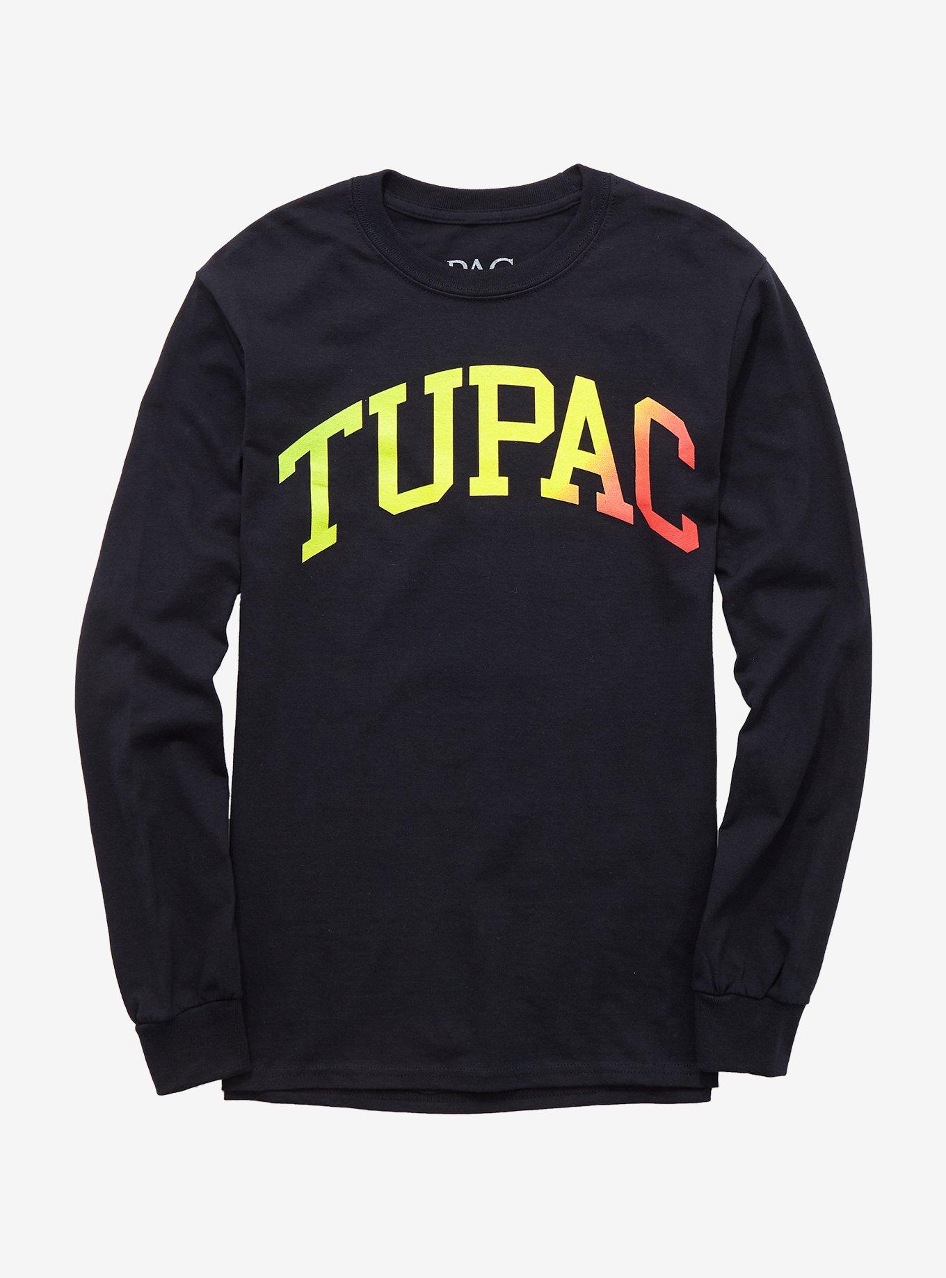 Tupac Family Tree Girls Long-Sleeve T-Shirt, BLACK, hi-res