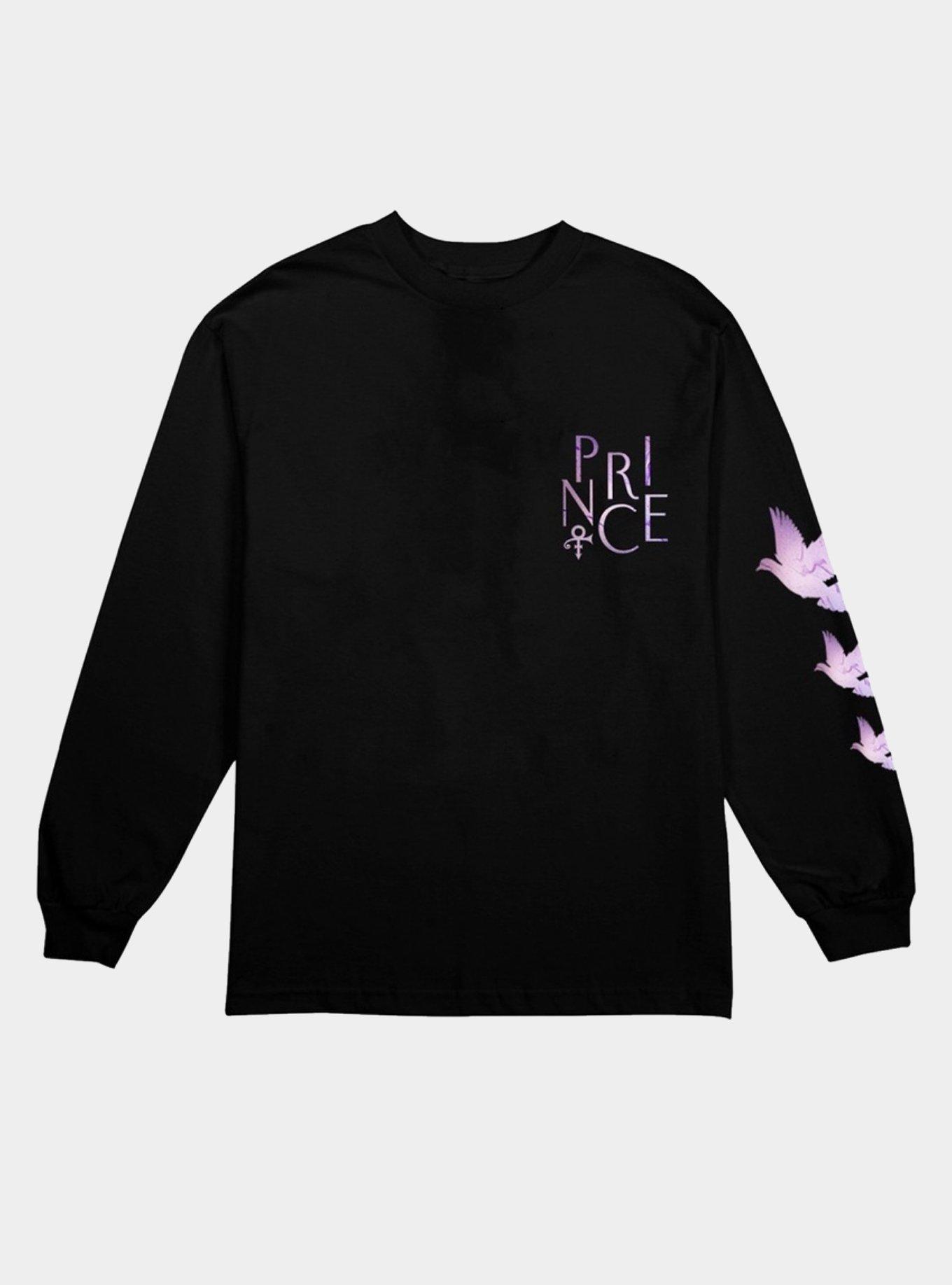 Prince Doves Long-Sleeve T-Shirt, BLACK, hi-res