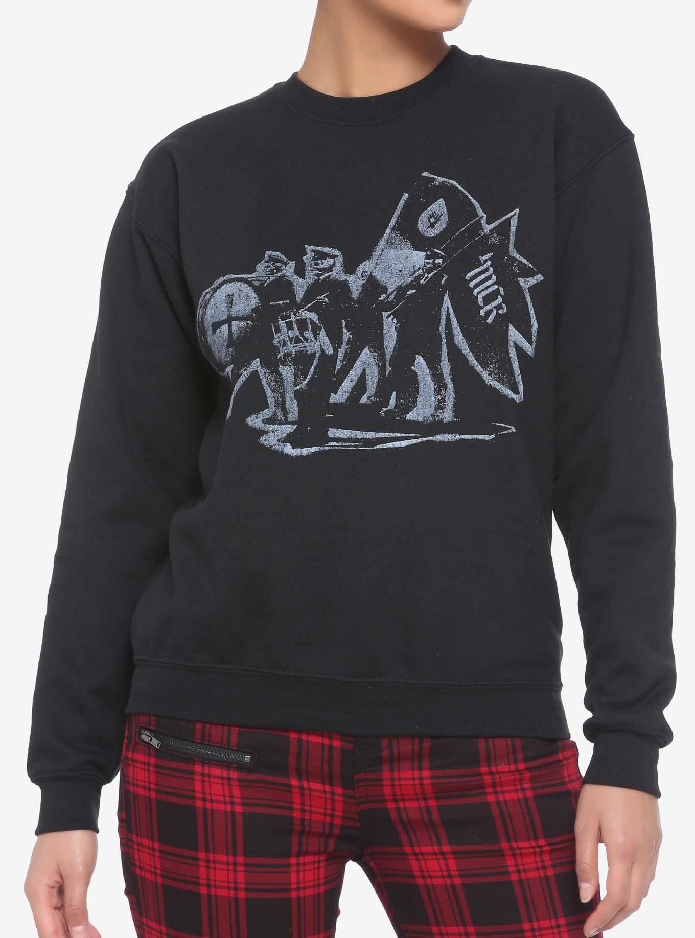 My Chemical Romance Black Parade Marching Band Girls Sweatshirt, BLACK, hi-res