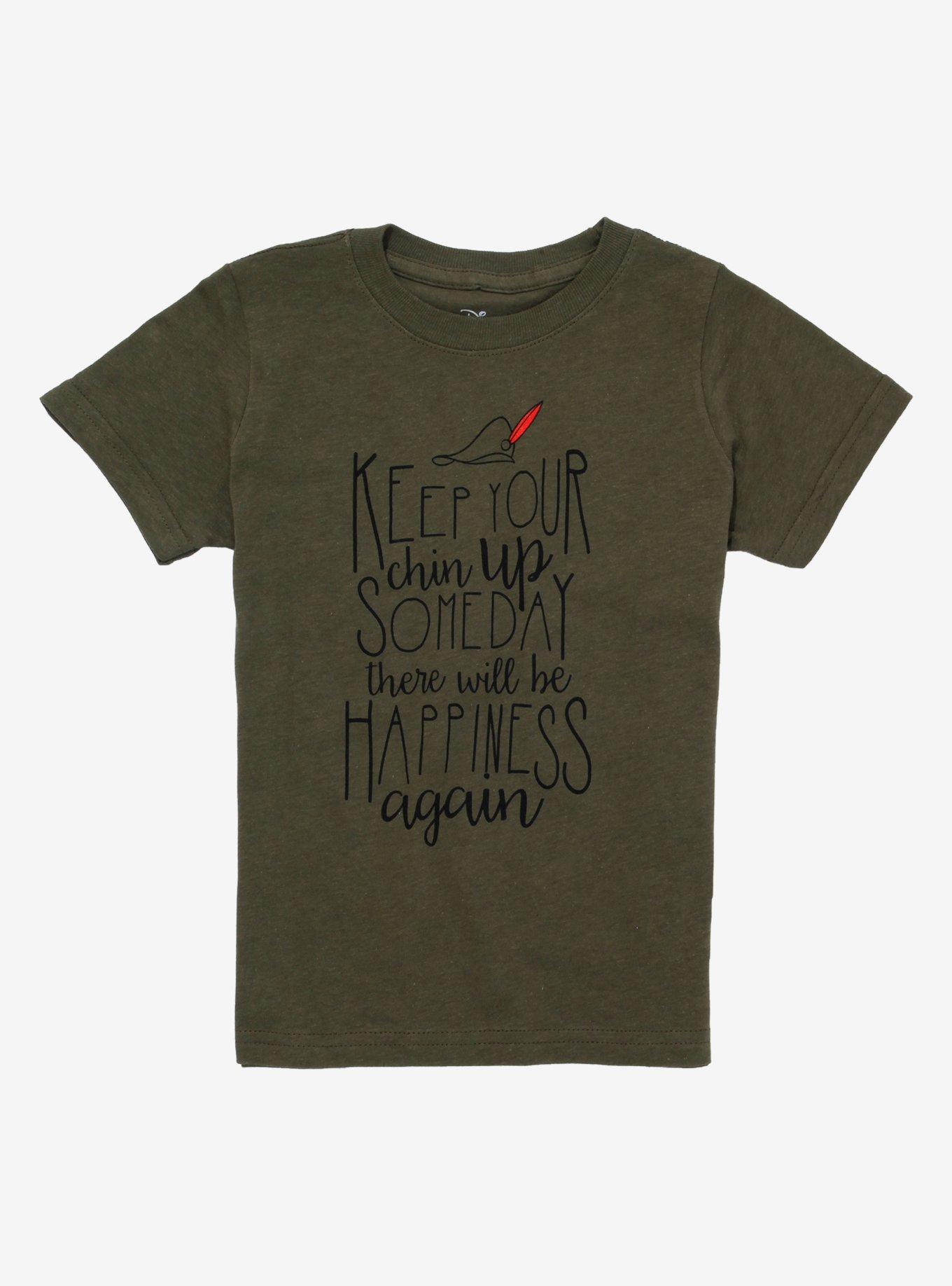 Disney Robin Hood Chin Up Toddler T-Shirt - BoxLunch Exclusive, GREEN, hi-res