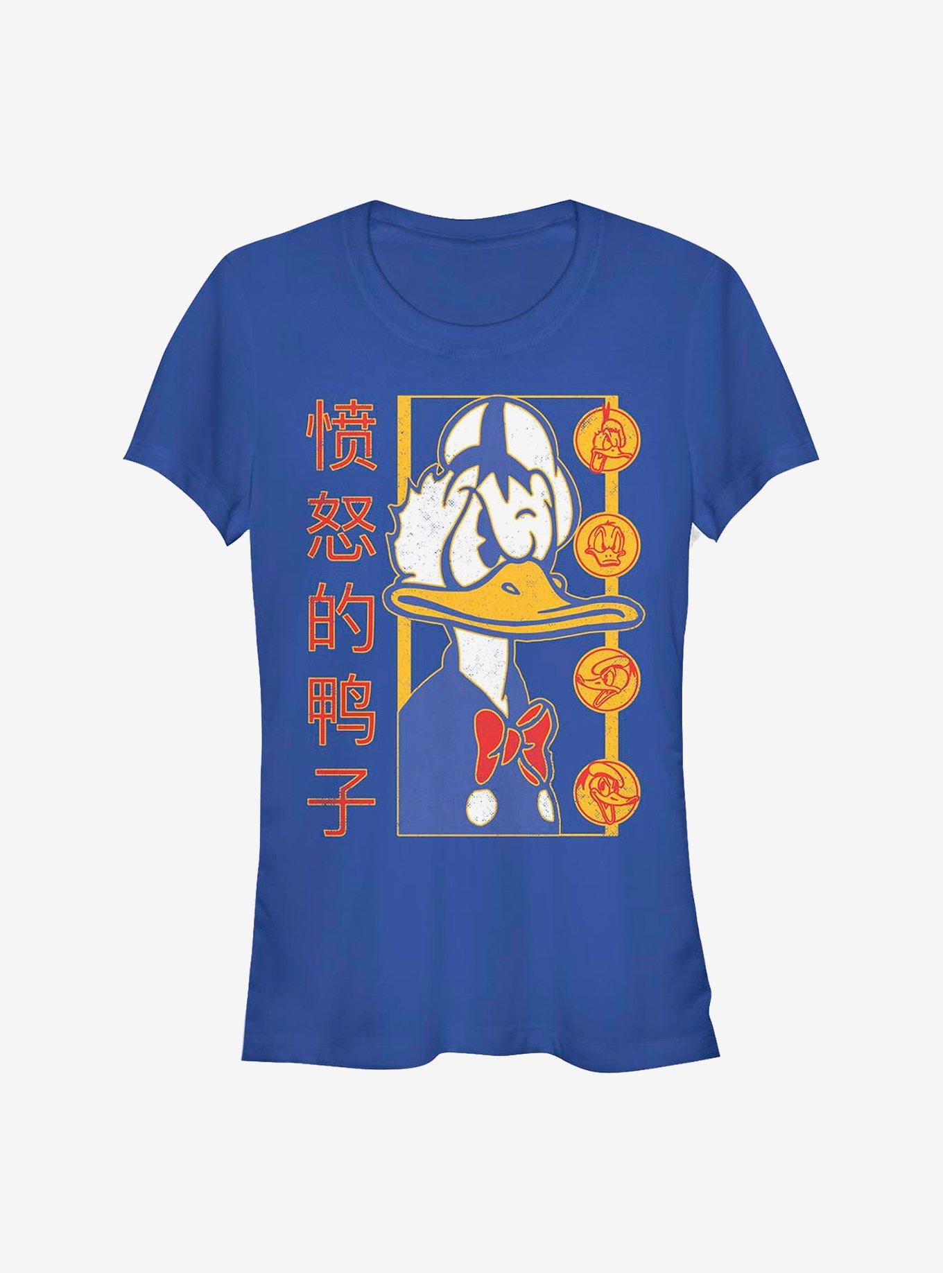 Disney Donald Duck Angry Duck Girls T-Shirt, ROYAL, hi-res