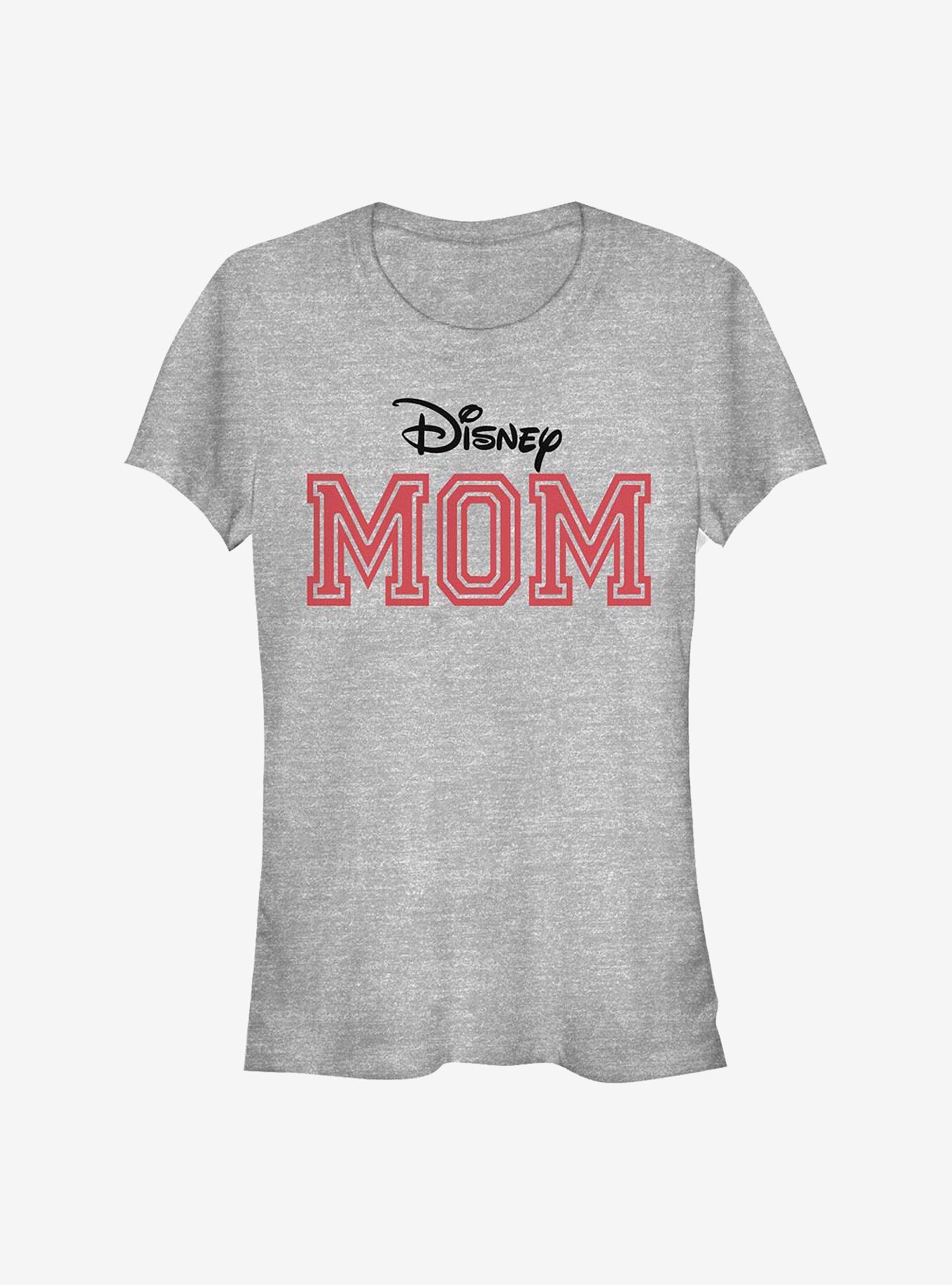 Disney Classic Disney Logo Mom Girls T-Shirt, ATH HTR, hi-res