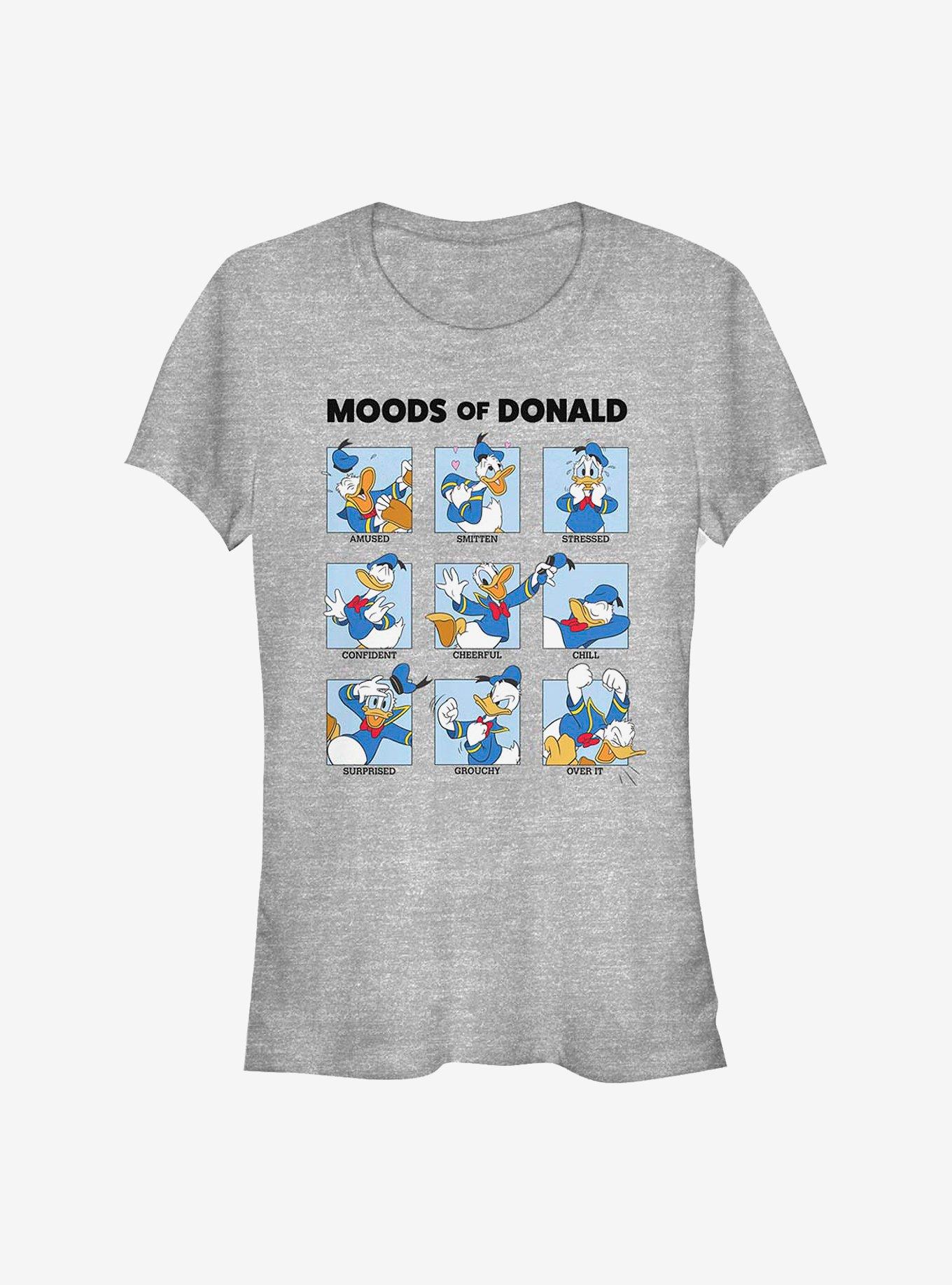 Disney Donald Duck Donald Moods Girls T-Shirt, ATH HTR, hi-res