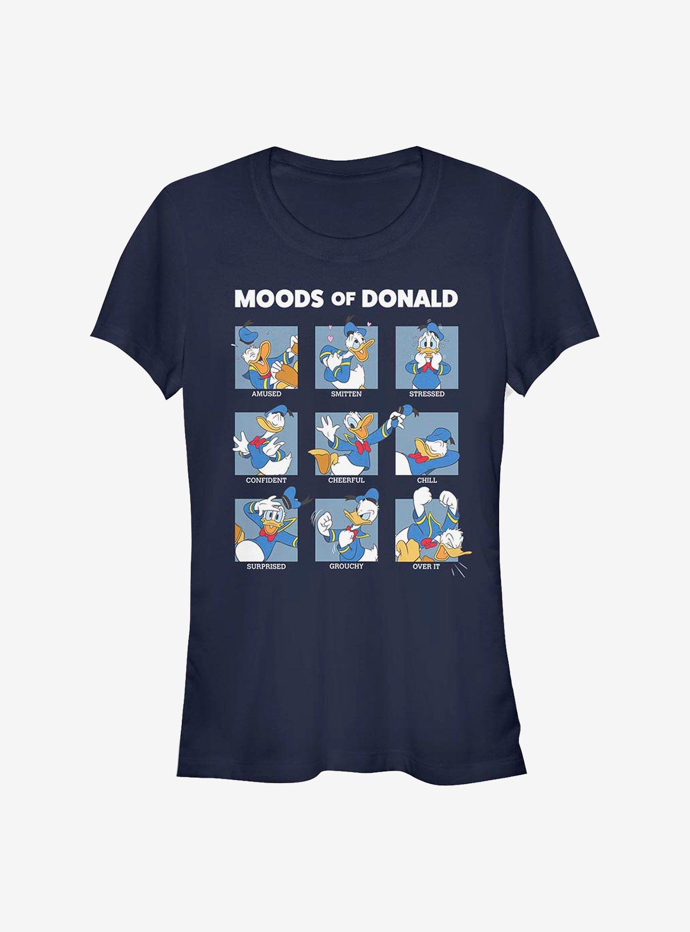 Disney Donald Duck Donald Moods Girls T-Shirt, NAVY, hi-res