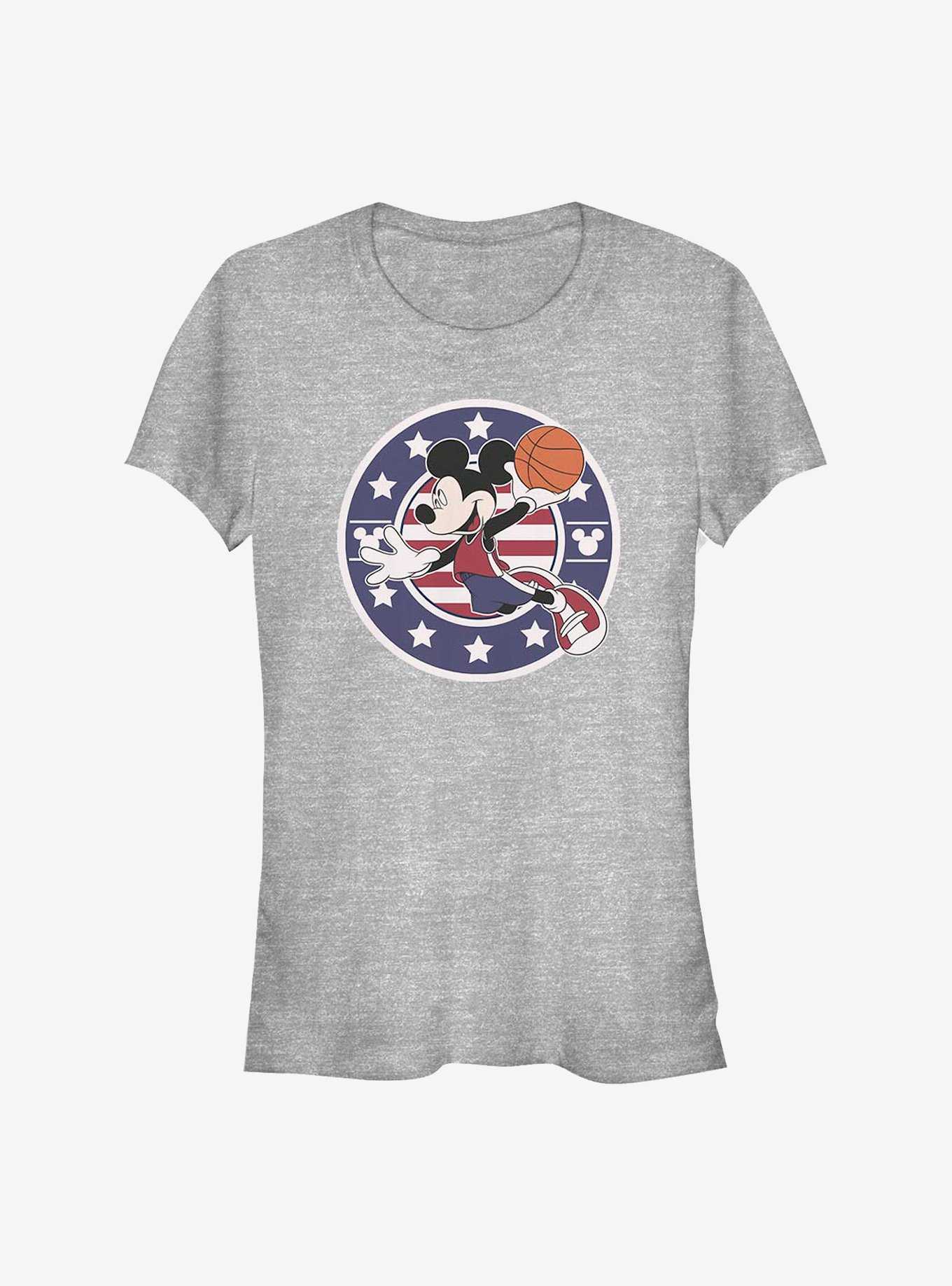 Disney Mickey Mouse Basketball Americana Girls T-Shirt, , hi-res