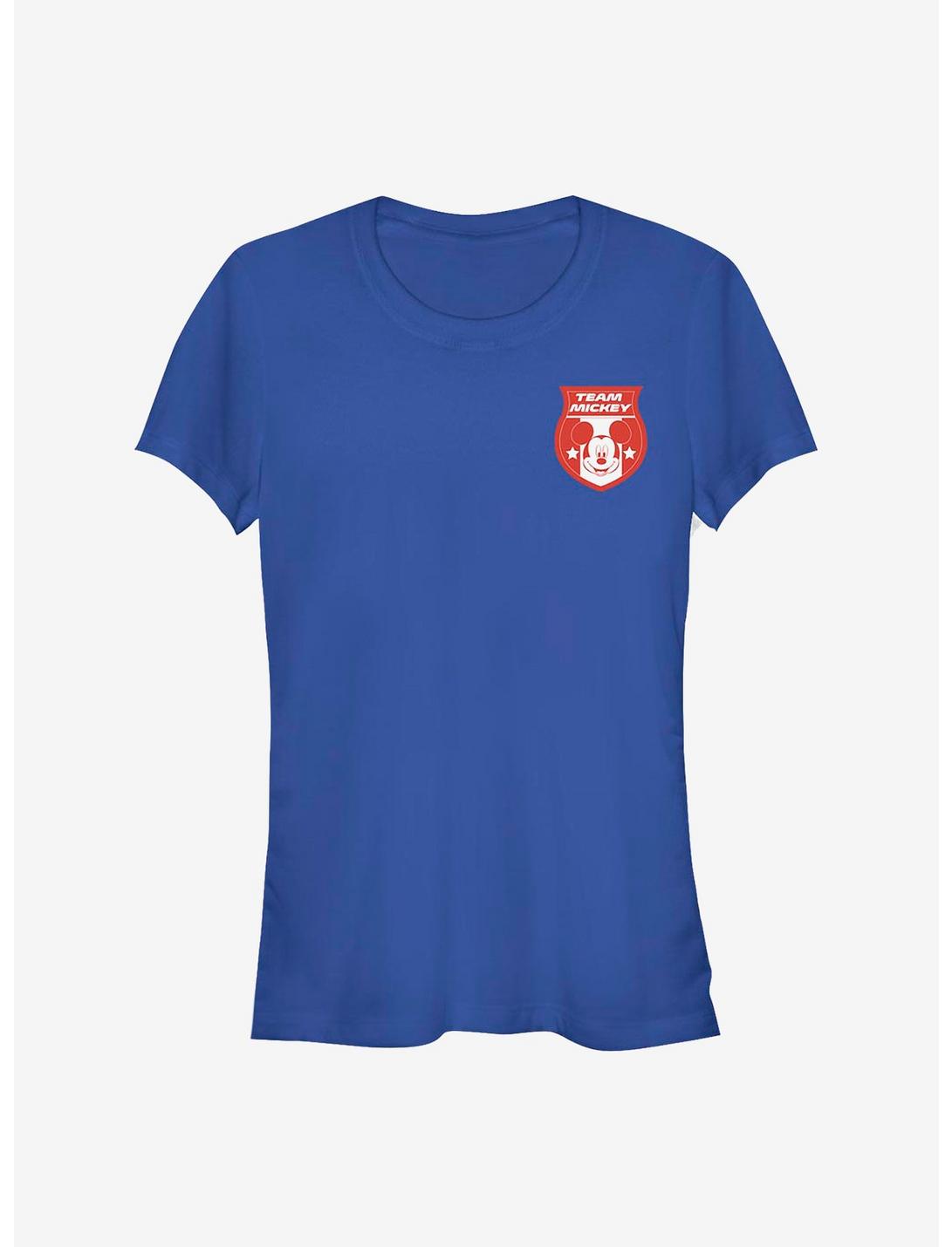Disney Mickey Mouse Canada Badge Girls T-Shirt, ROYAL, hi-res