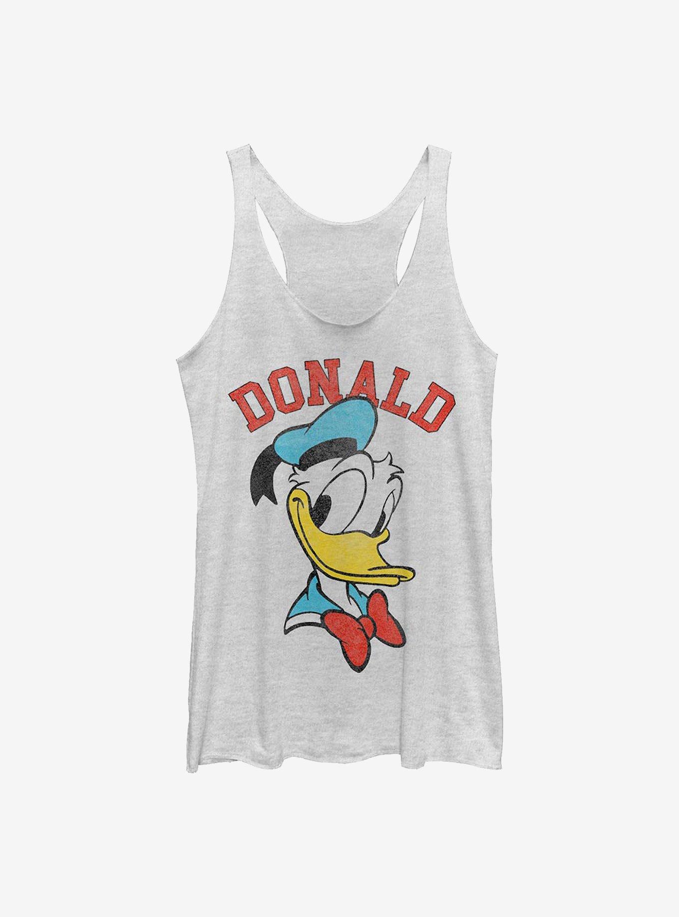 Disney Donald Duck Donald Girls Tank, WHITE HTR, hi-res