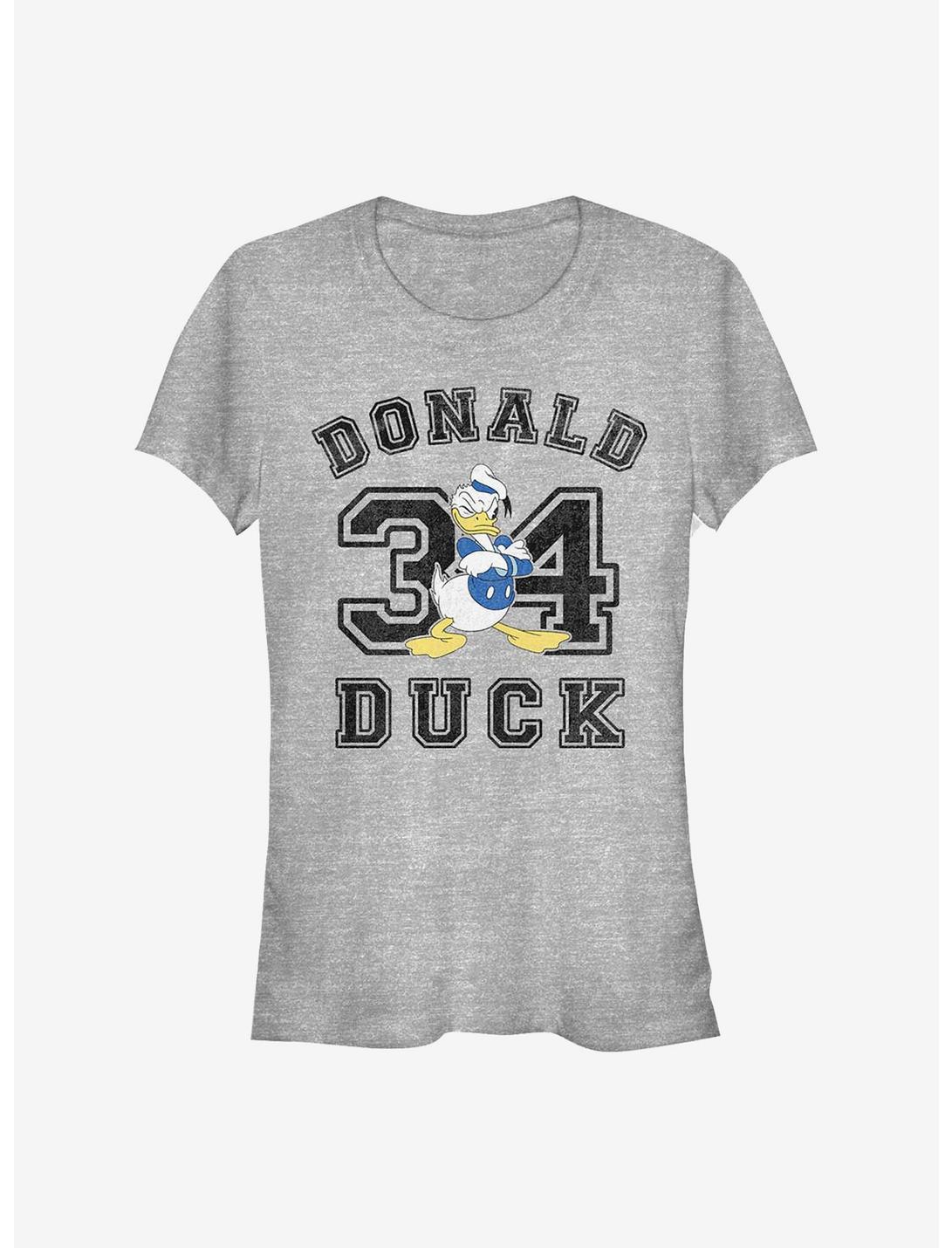 Disney Donald Duck Donald Duck Collegiate Girls T-Shirt, ATH HTR, hi-res