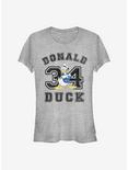 Disney Donald Duck Donald Duck Collegiate Girls T-Shirt, ATH HTR, hi-res