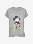 Disney Mickey Mouse American Mouse Girls T-Shirt, ATH HTR, hi-res