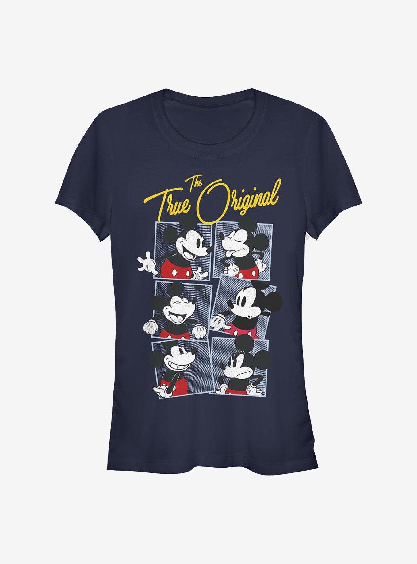 Disney Mickey Mouse Boxed Mickey Girls T-Shirt, NAVY, hi-res